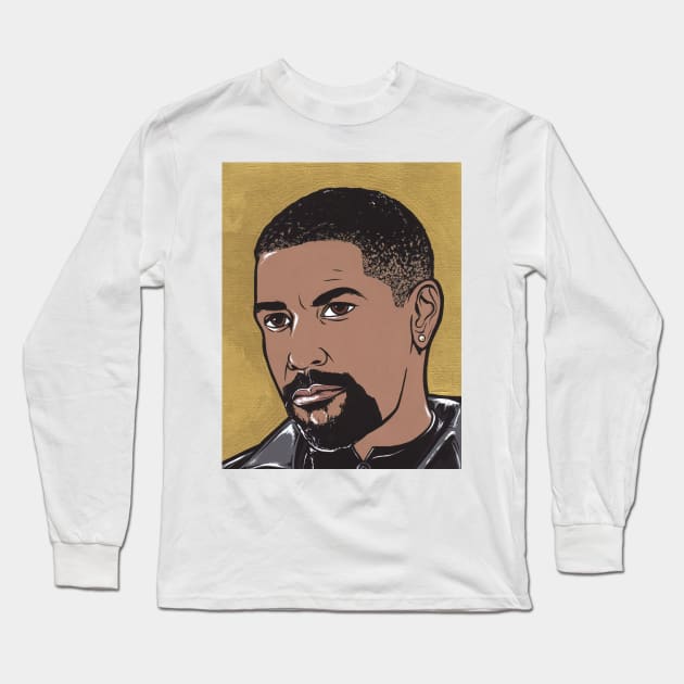 Denzel Long Sleeve T-Shirt by turddemon